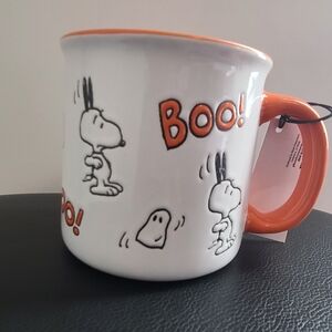 Peanuts Halloween mug.  Boo